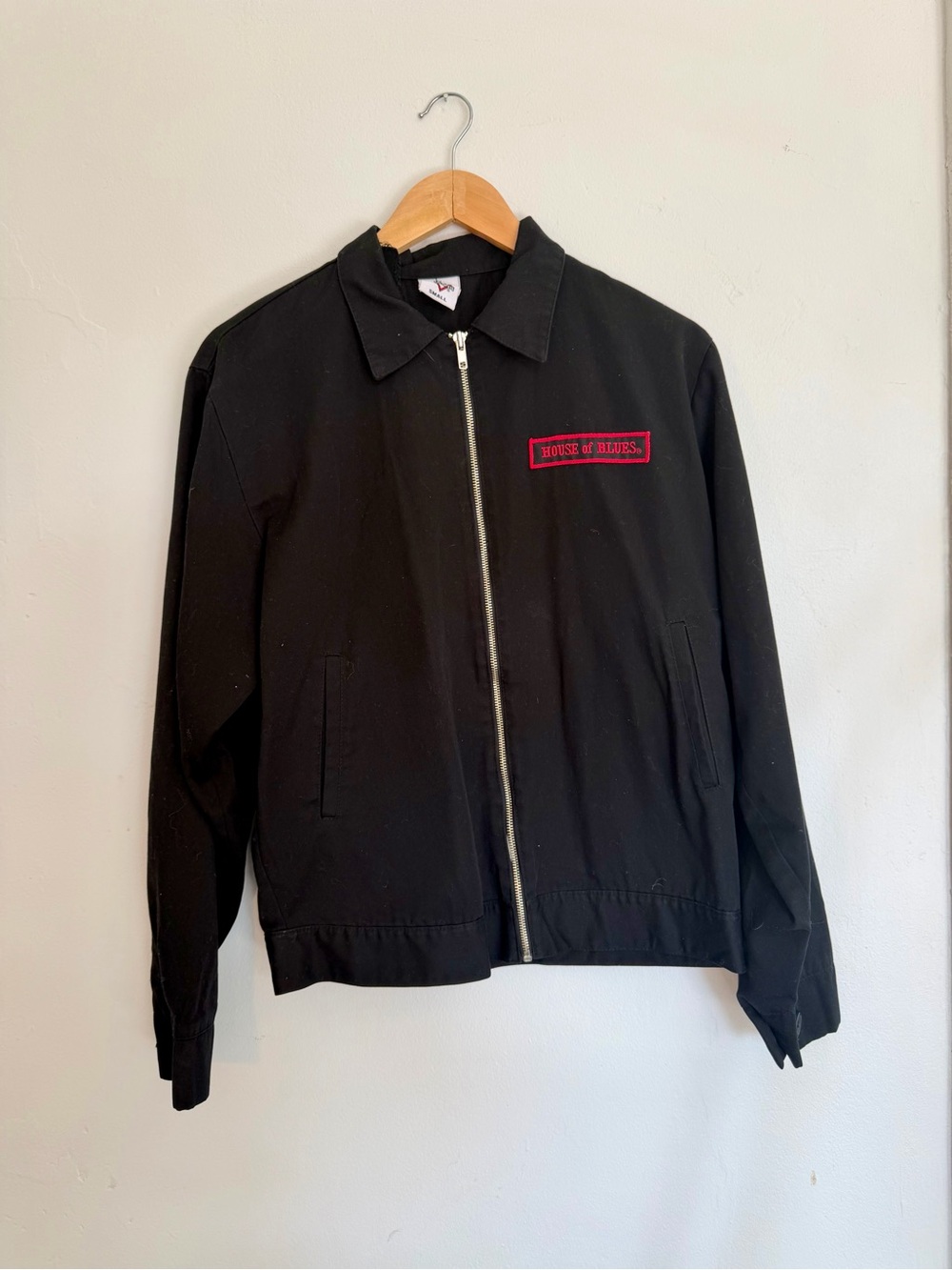 Vintage House of Blues Black Jacket with Red Heart Logo